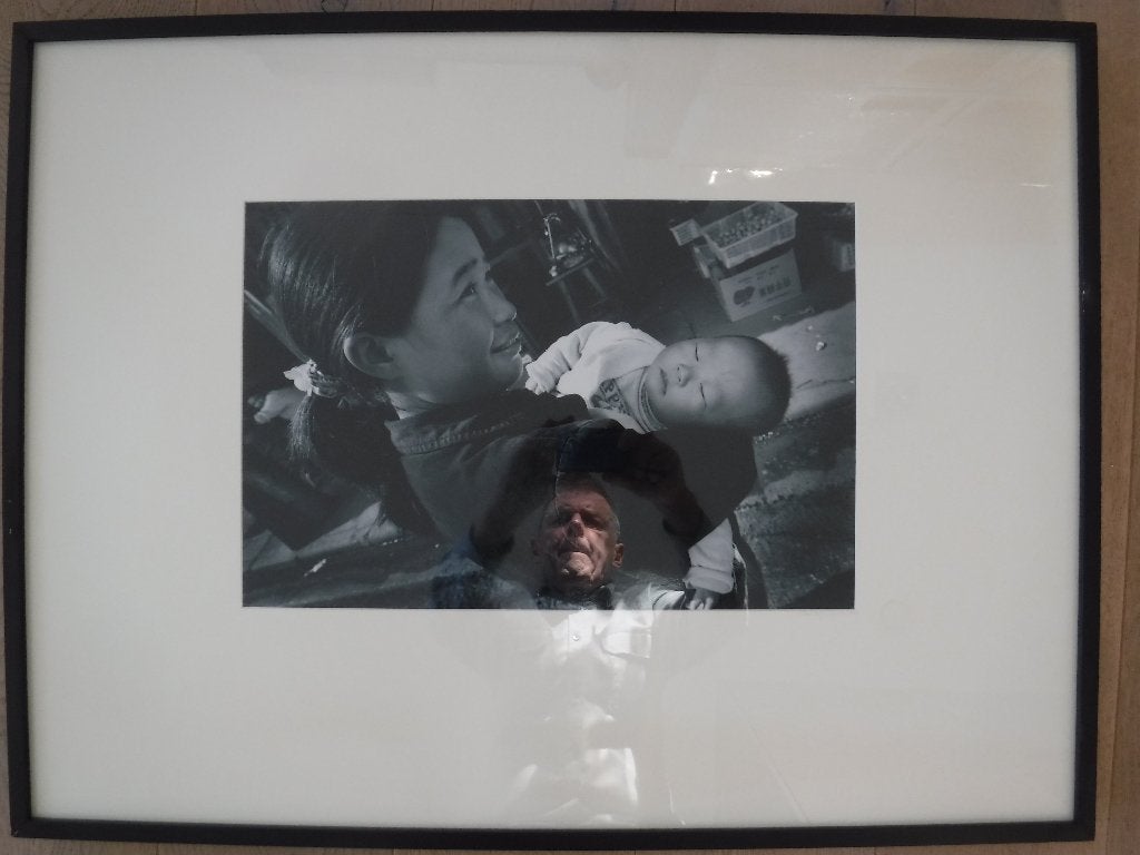 Aart Kooij zwart/wit China afdrukken (gesigneerd, ingelijst), Ophalen