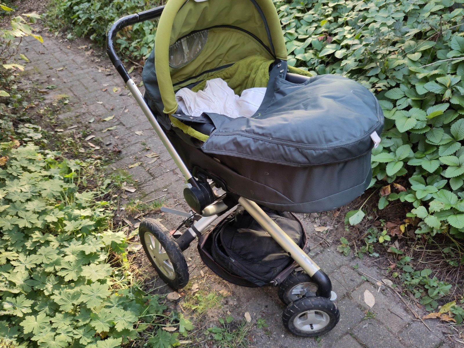 Complete set Quinny kinderwagen groen, Ophalen, Gebruikt, Quinny, Duowagen