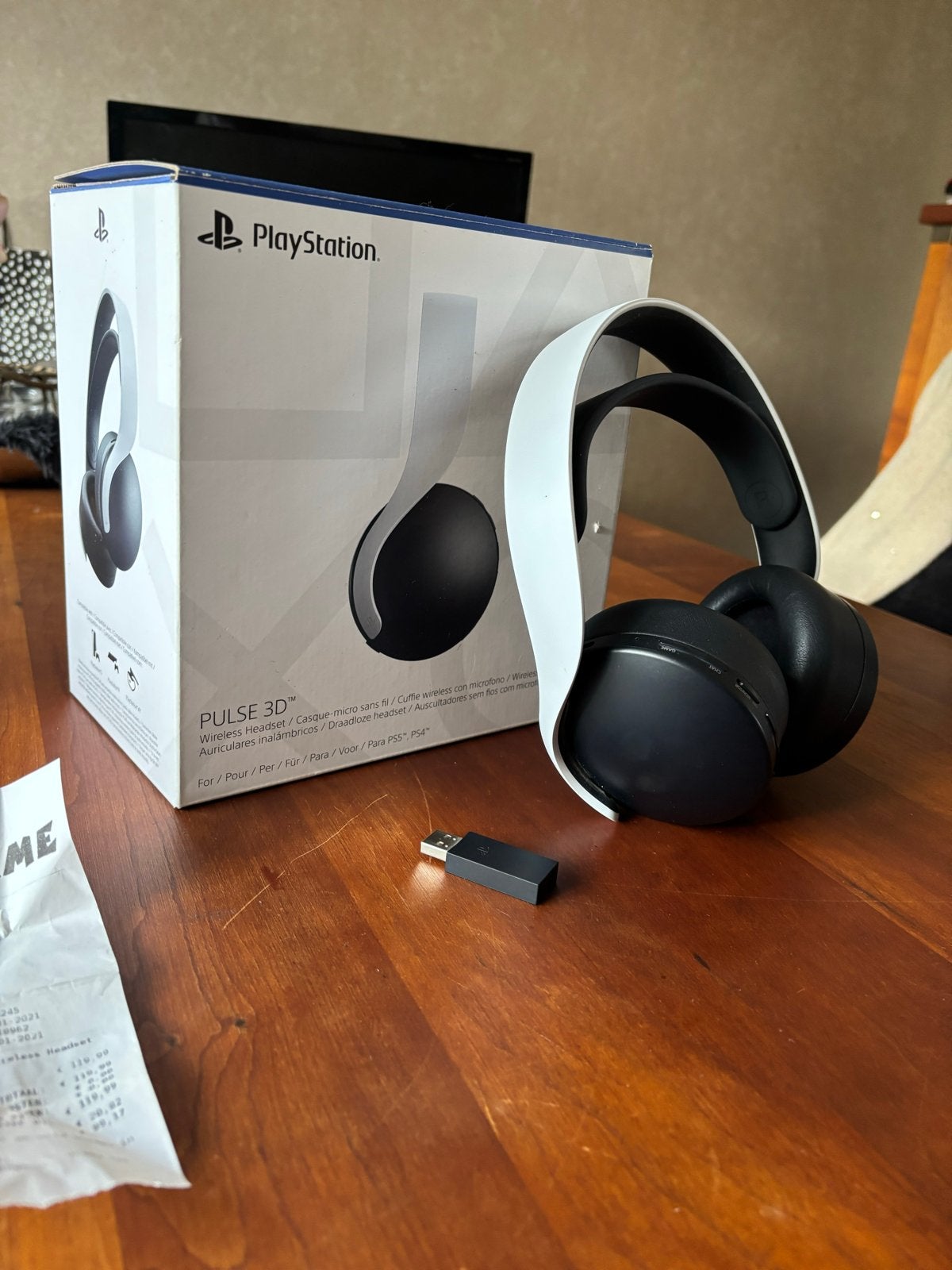 Sony PlayStation Pulse 3D Wireless Headset voor PS5, Computers en Software, Headsets, Zo goed als nieuw, Over-ear, Draadloos, Gaming headset