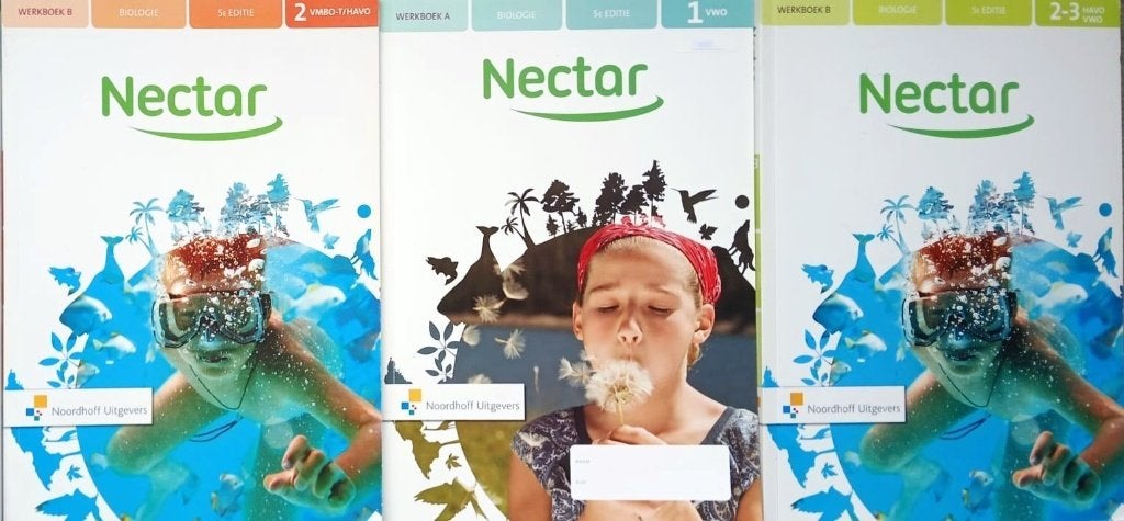 NECTAR 5e ed Biologie VMBO-T/HAVO/VWO 1/2-3 losse Werkboeken, Boeken, Verzenden, Biologie, Zo goed als nieuw, Noordhoff Uitgevers