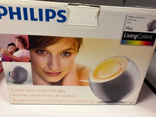 Philips LivingColors LED lamp - Mini - Nieuw in doos, Philips, Nieuw, Ophalen of Verzenden, Zilver