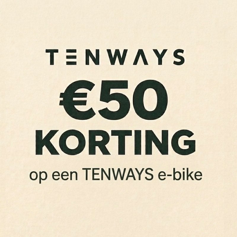 €50 korting TENWAYS e-bike | CGO600 CGO800S CGO009, Ophalen of Verzenden, Nieuw, Overige merken