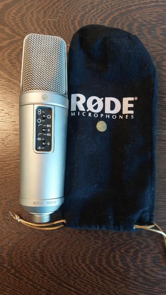 Rode NT2-A inclusief shockmount en popfilter, Muziek en Instrumenten, Microfoons, Ophalen of Verzenden, Gebruikt, Studiomicrofoon