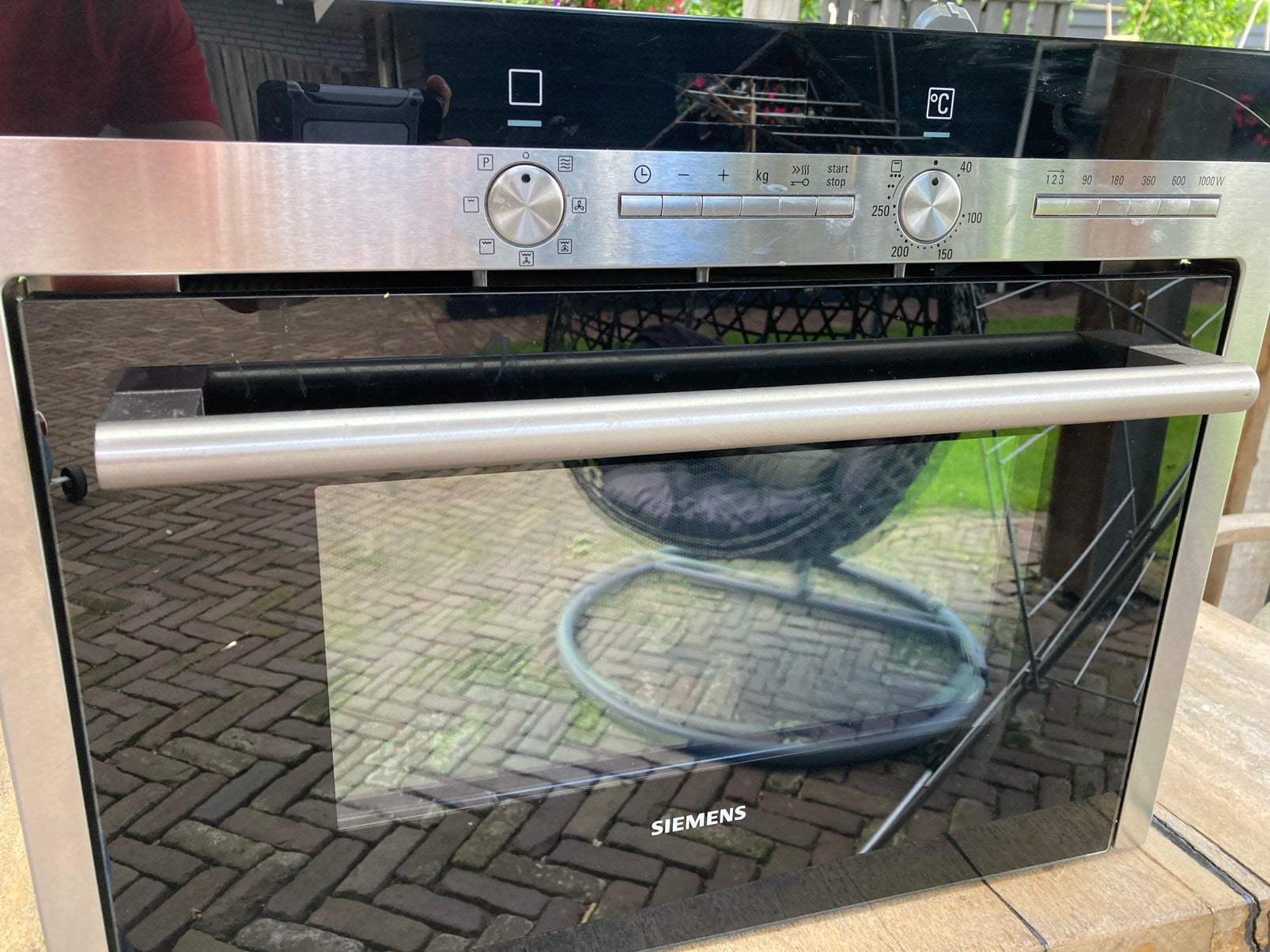 Siemens combimagnetron, Witgoed en Apparatuur, Ovens, Ophalen, 45 tot 50 cm, Gebruikt, Siemens