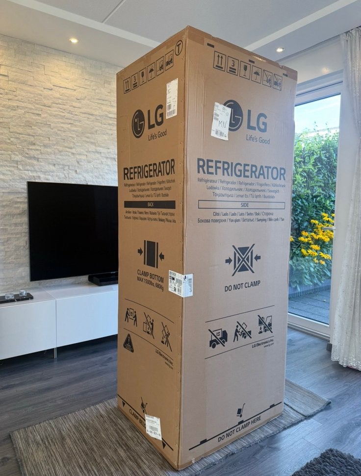 GLOEDNIEUW! LG-koelvriescombinatie GBB61SWGCN1 - ongeopend, Witgoed en Apparatuur, Koelkasten en IJskasten, Ophalen, 200 liter of meer