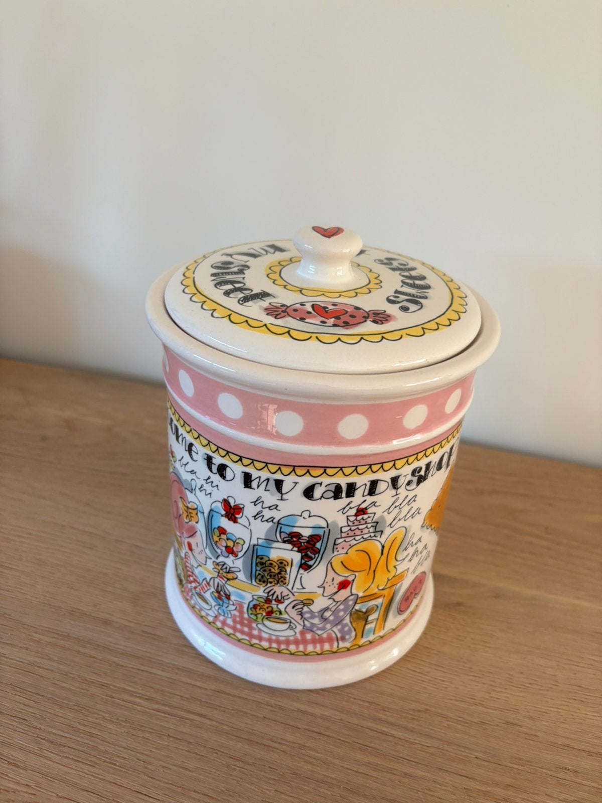 Blond Amsterdam - voorraadpot/ snoeppot, Antiek en Kunst, Ophalen