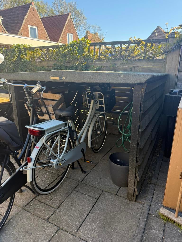 Fietsenhok tuin, Ophalen of Verzenden, Gebruikt, Hout, Overige typen