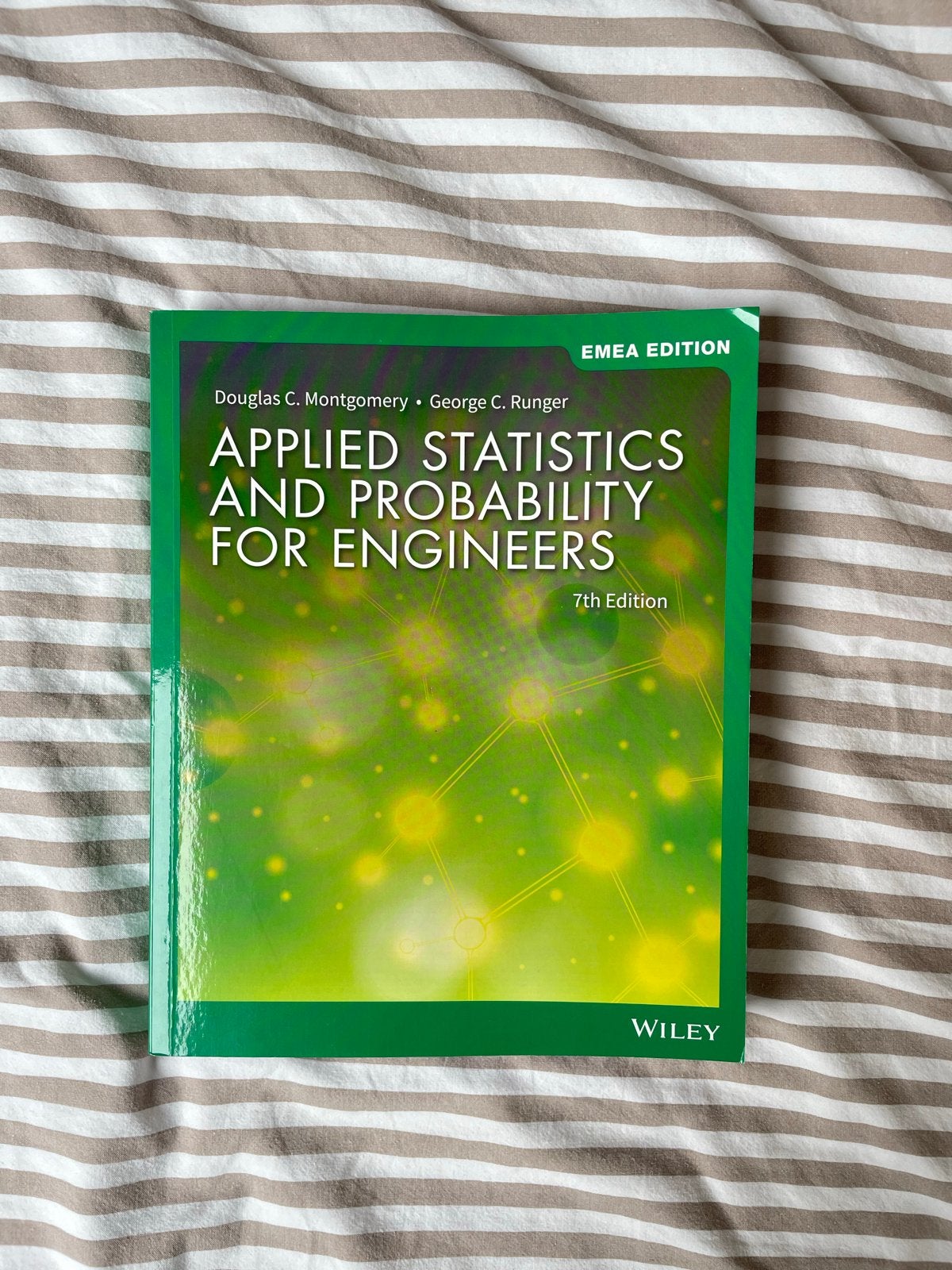 Applied Statistics and Probability for Engineers 7e, Ophalen of Verzenden, Beta, Zo goed als nieuw, WO