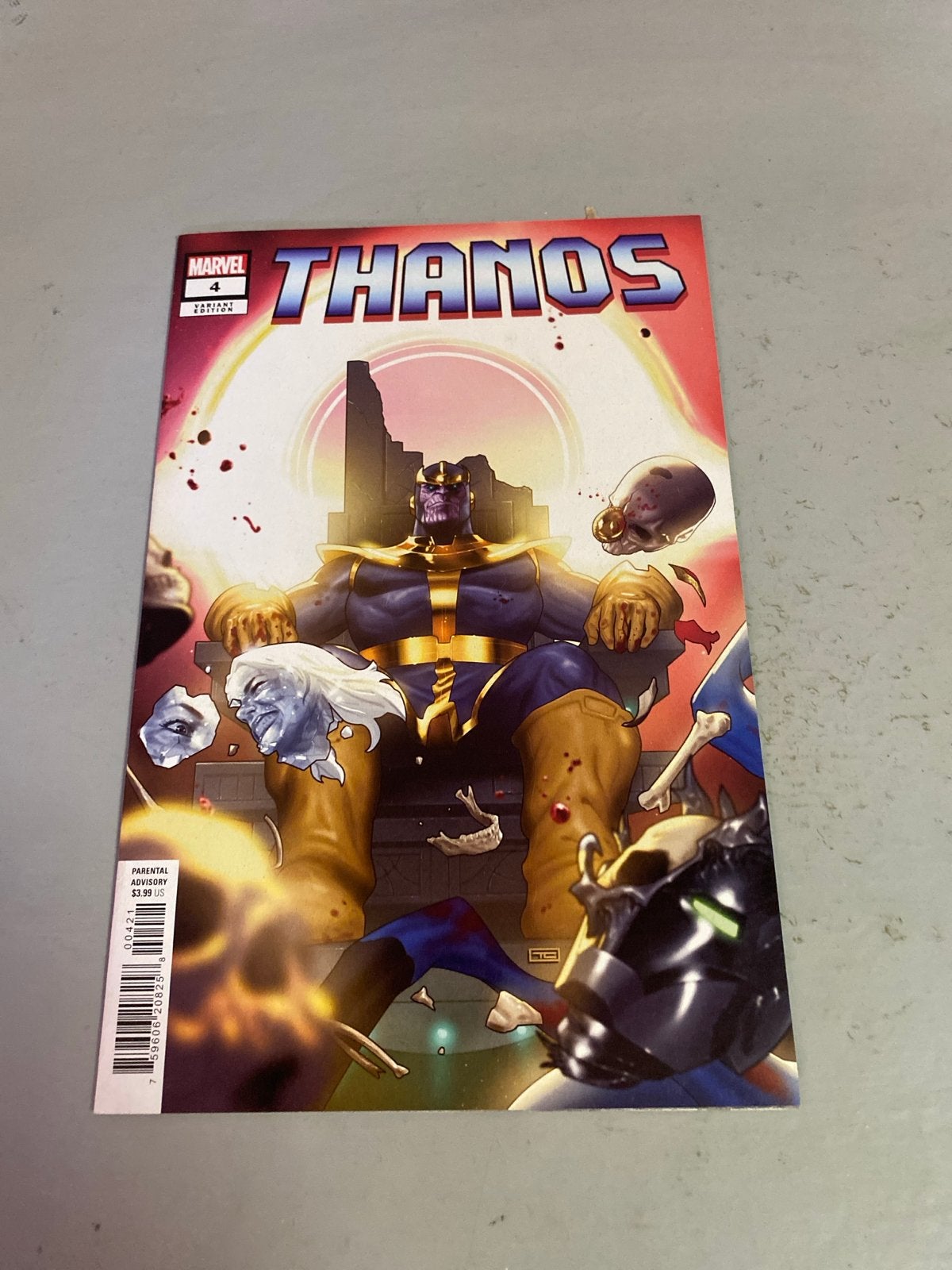 Thanos, Vol. 4 #4 Taurin Clarke Variant Marvel Comic, Eén comic, Ophalen of Verzenden, Zo goed als nieuw, Amerika