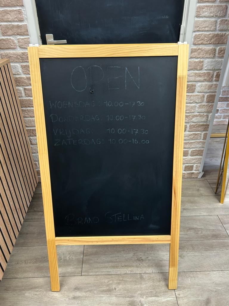 Stoepbord, Ophalen, Zo goed als nieuw, Krijtbord