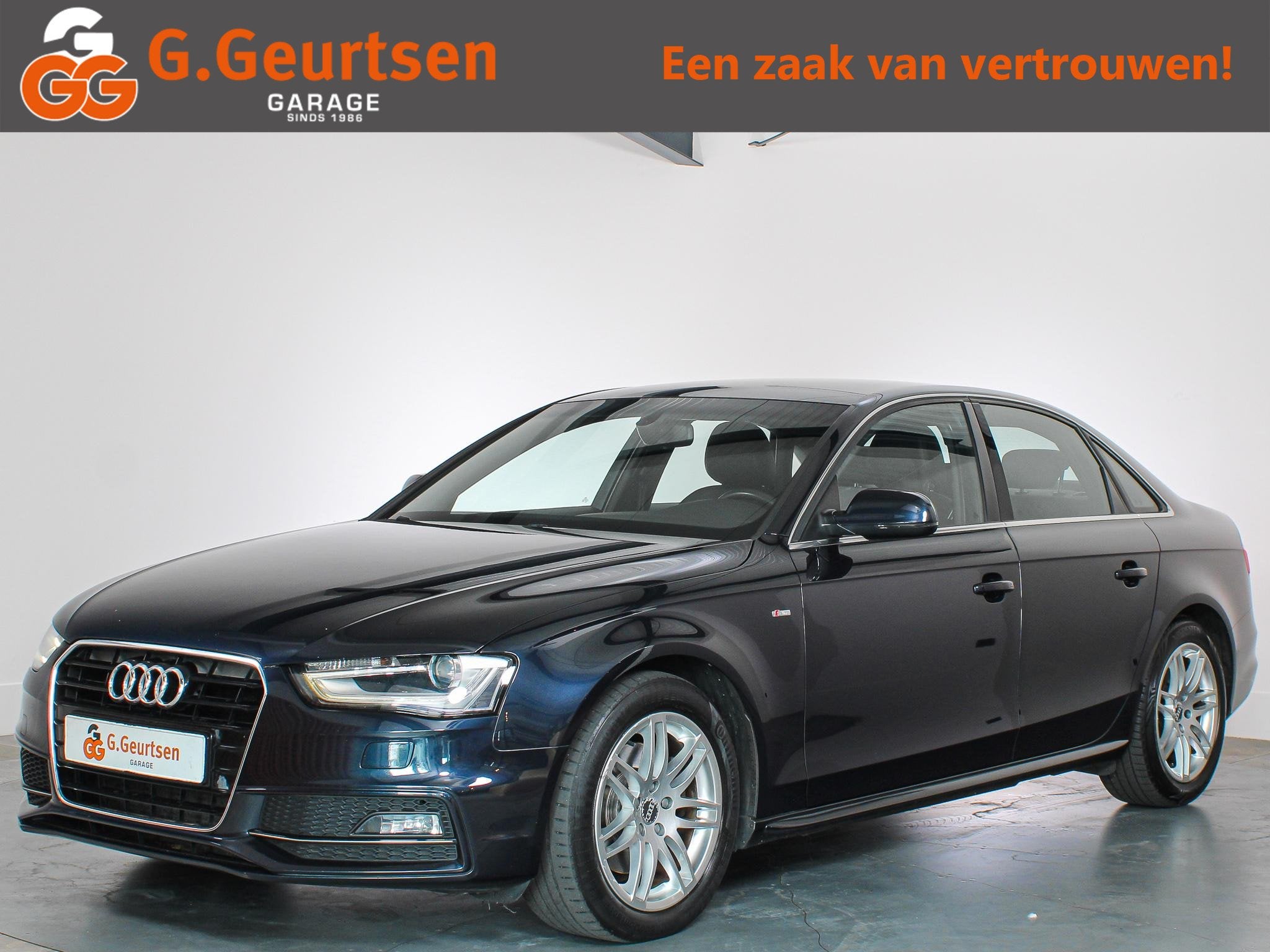 Audi A4 Limousine 1.8 TFSI Limited S-Line Volleder, Cruise C, Euro 5, Gebruikt, Zwart, 4 cilinders