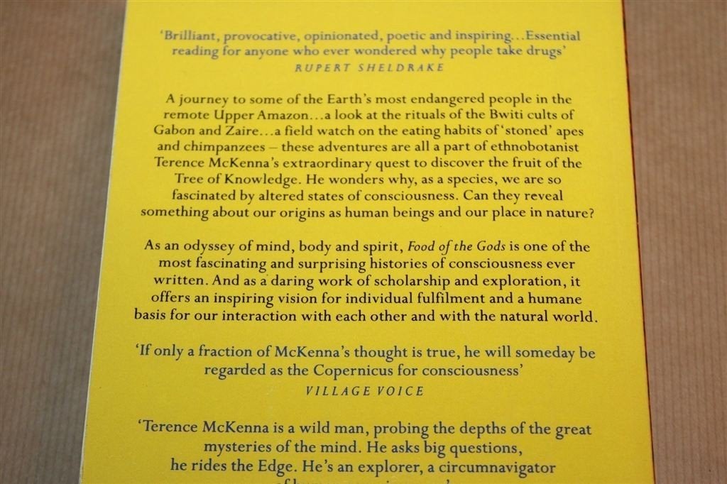 Food of the Gods — Drugs en Menselijke Evolutie, McKenna, Boeken, Ophalen of Verzenden, Gelezen, Europa