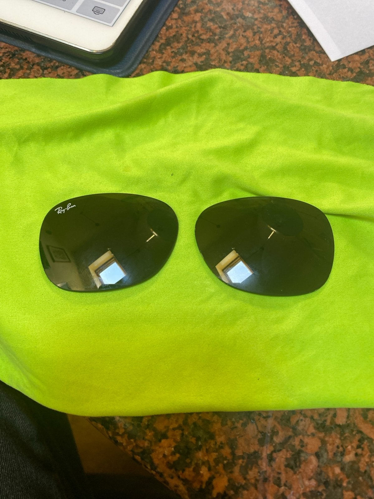 Glazen voor Ray-Ban RB 2132 New Wayfarer 901L  Glazen, Ophalen of Verzenden, Groen, Zonnebril, Ray-Ban