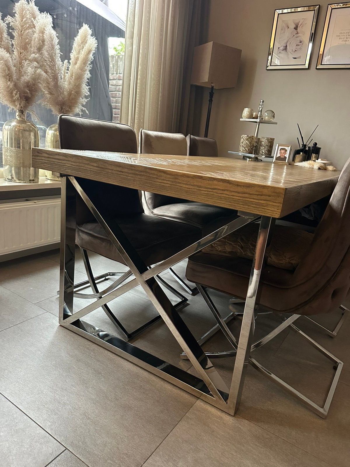 Dubbelman design eettafel zgan, Ophalen, 75 cm of meer, Eric kuster design dubai design, 200 cm of meer