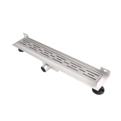 Brauer muurdrain RVS Douchegoot 100x7 cm Muurmontage, Ophalen of Verzenden, Nieuw, Rvs, Douche