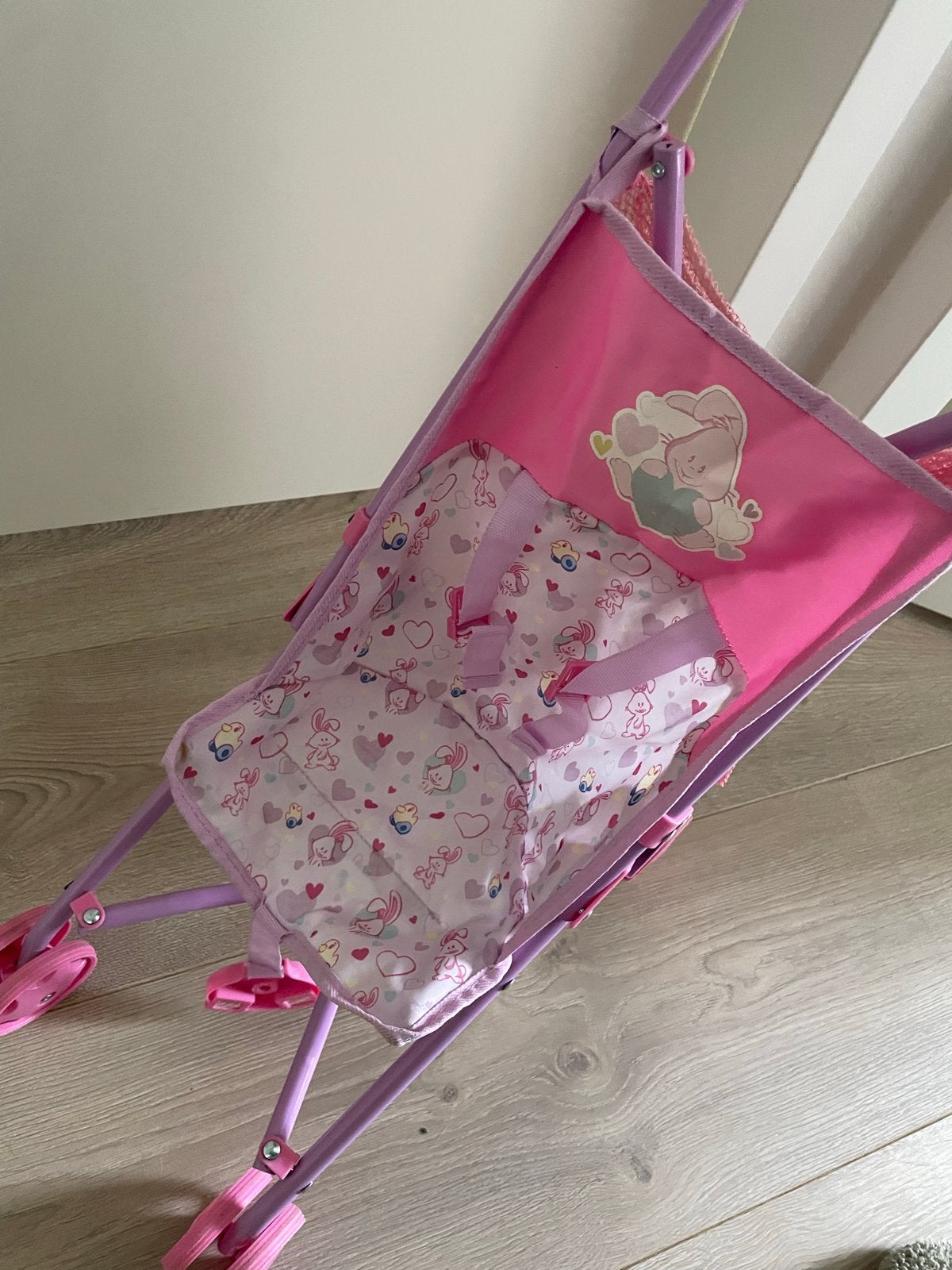 Roze babyborn poppenbuggy voor urenlang speelplezier, Ophalen, Zo goed als nieuw, Overige typen