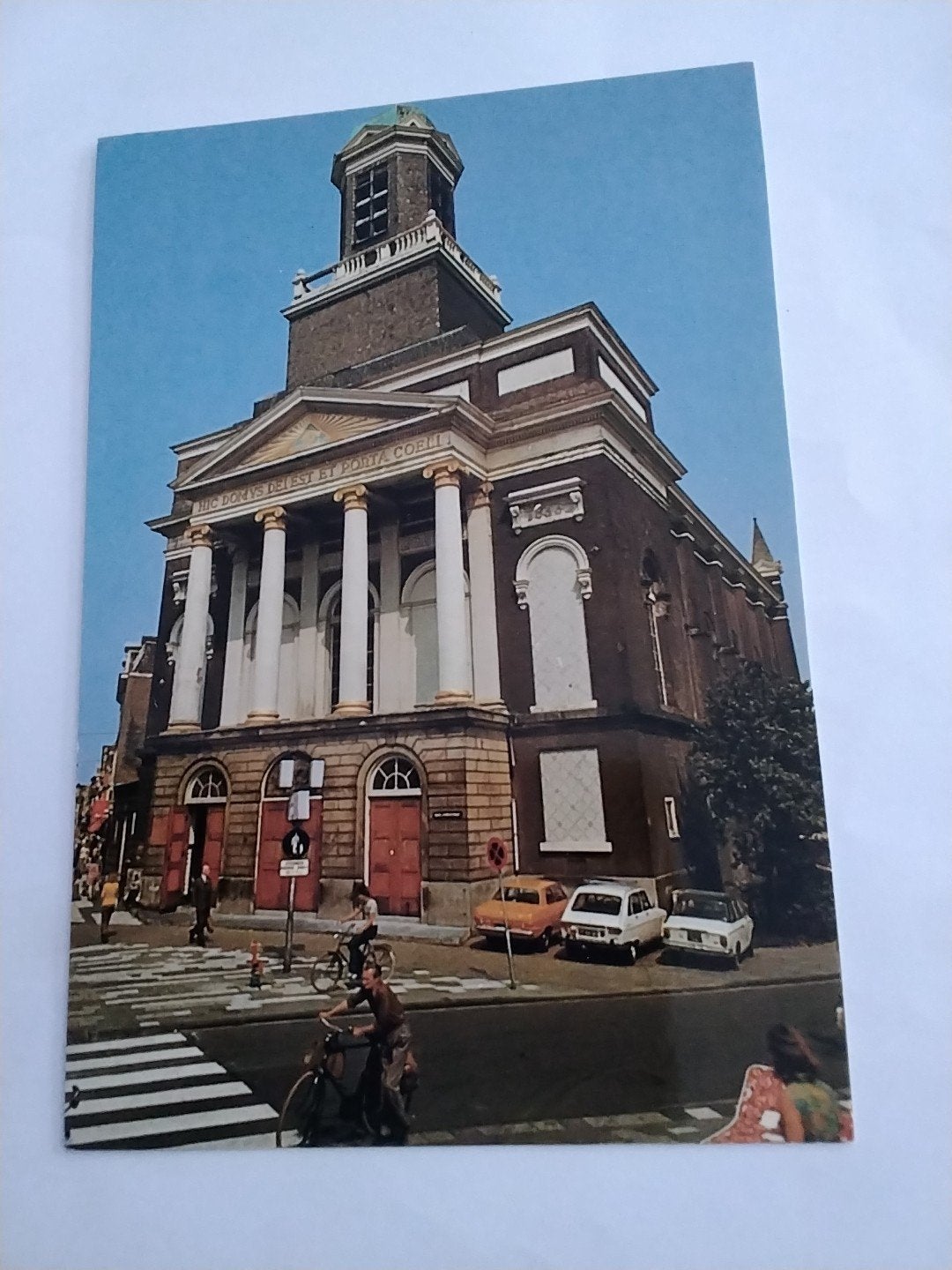 Oude ansichtkaart Hartebrugkerk Leiden (ongelopen), Ophalen of Verzenden, 1960 tot 1980, Ongelopen, Zuid-Holland