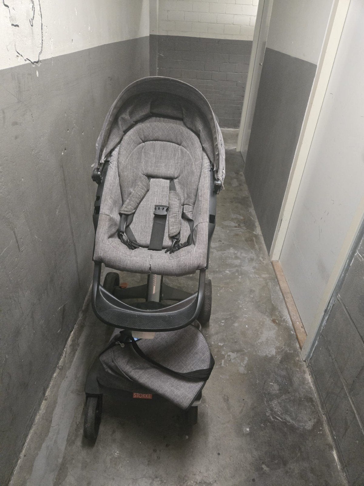 stokke  kinderwagen  zonder  reisbak lig exstra, Ophalen, Gebruikt, Overige merken, Regenhoes