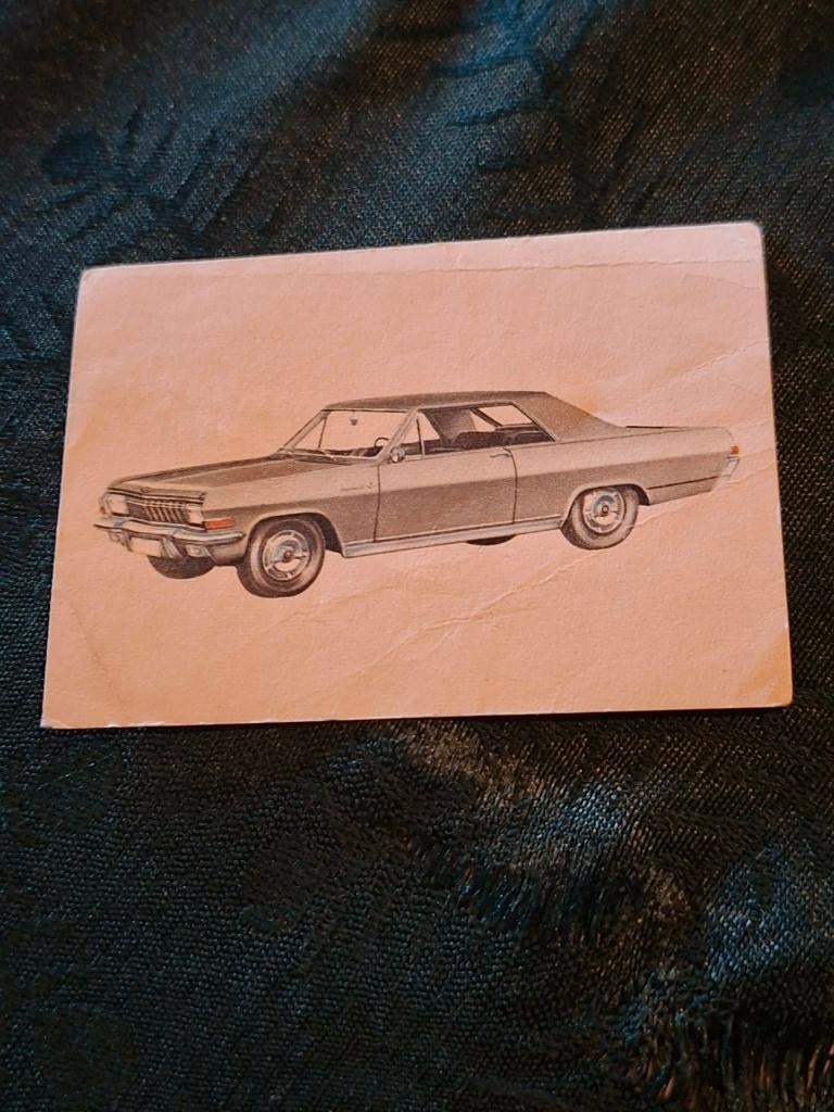Prentje/Chromo:Opel Diplomat Coupé / Chocolade Jacques, Verzamelen, 1960 tot 1980, Gebruikt, Verzenden, Prent