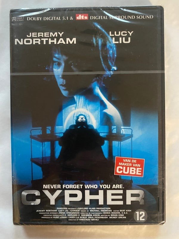 CYPHER (IN SEAL) (DVD), Alle leeftijden, Verzenden, Zo goed als nieuw, Overige genres