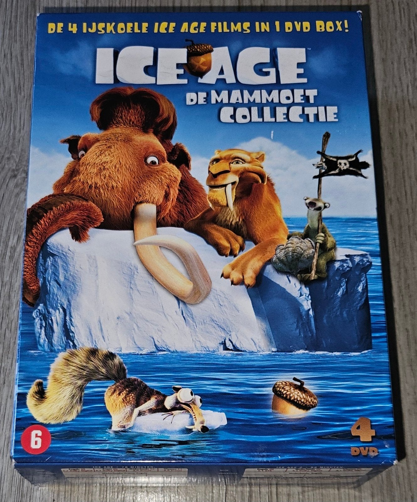 Ice Age: De Mammoet Collectie (4 films op DVD), Gebruikt, Animatie, Verzamelbox, Alle leeftijden
