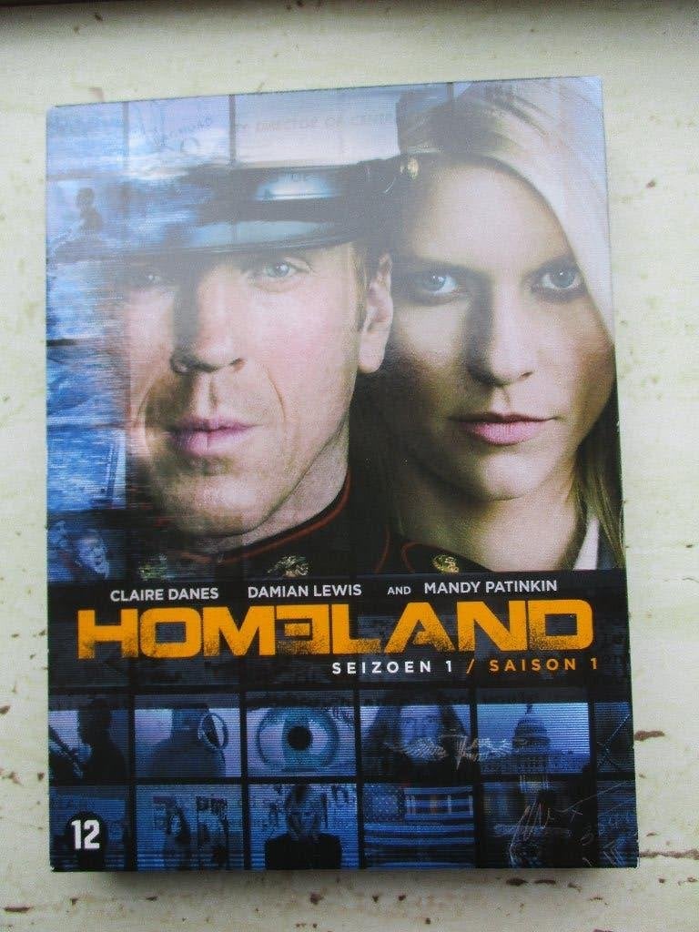 Homeland DVD - seizoen 1 - 4 dvd's, Engels, Seizoen 1, Nederlands, Drama