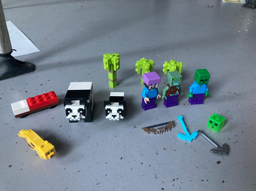 Minecraft lego, Ophalen of Verzenden, Zo goed als nieuw