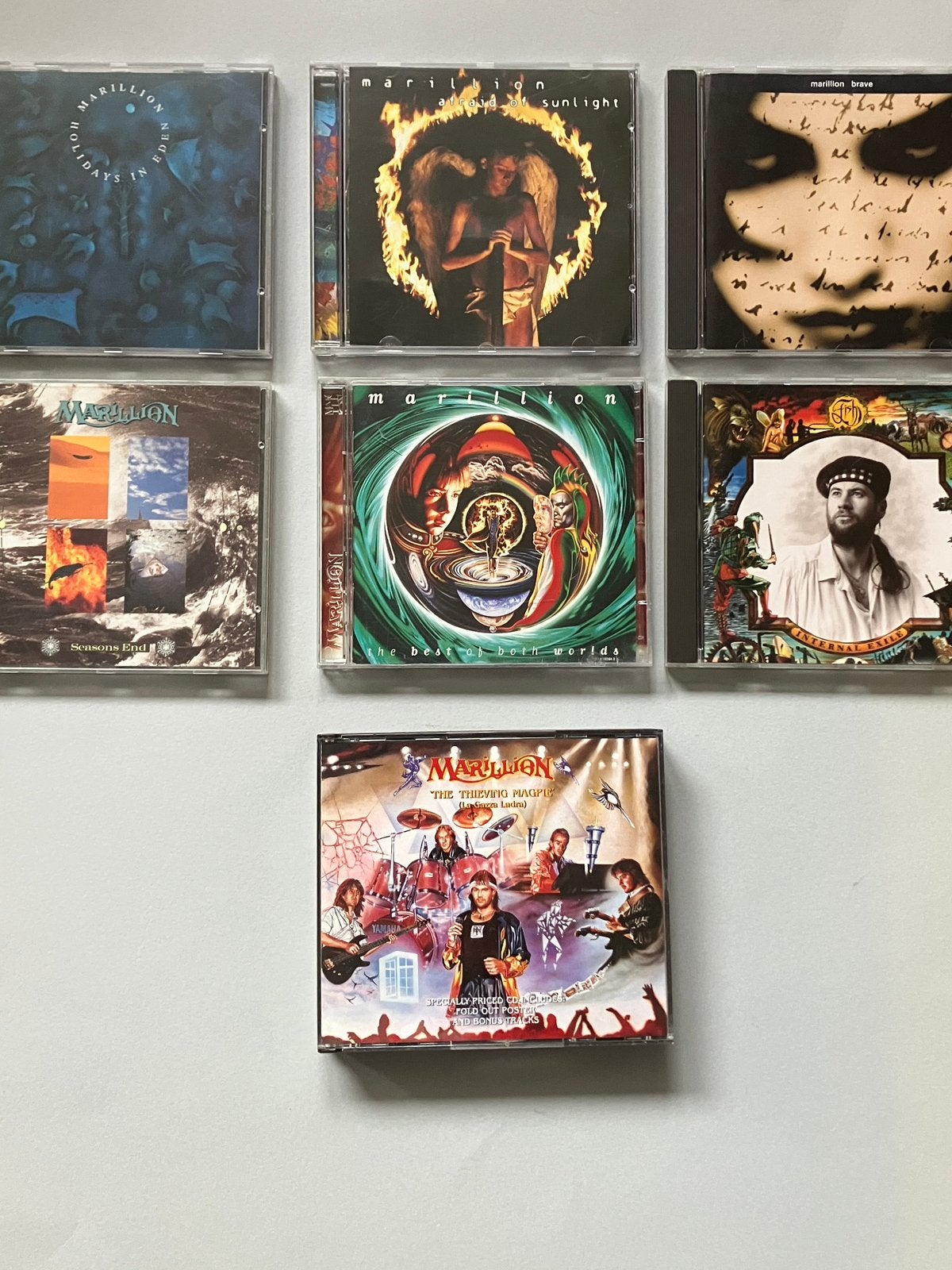 7 x Marillion, Ophalen of Verzenden, Zo goed als nieuw