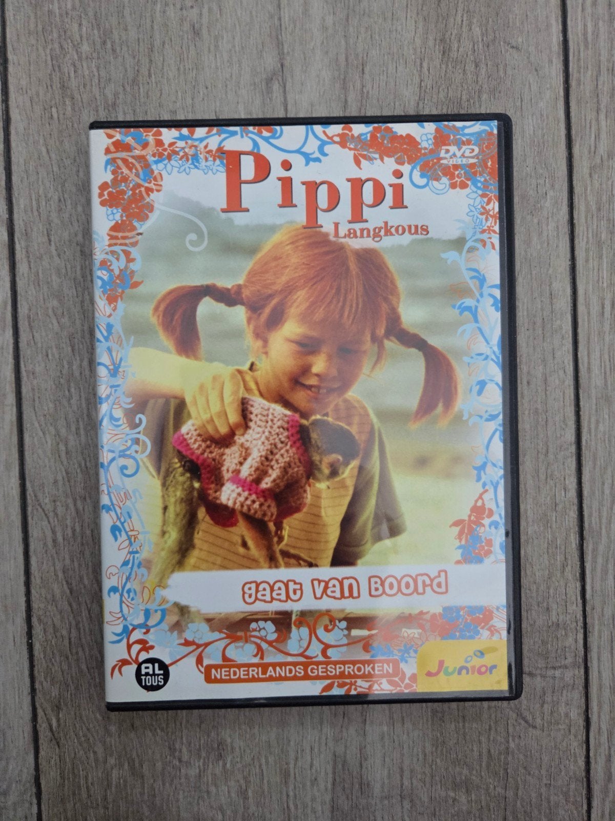 Pippi Langkous - Gaat van Boord (DVD), Gebruikt, Alle leeftijden, Familie, Film