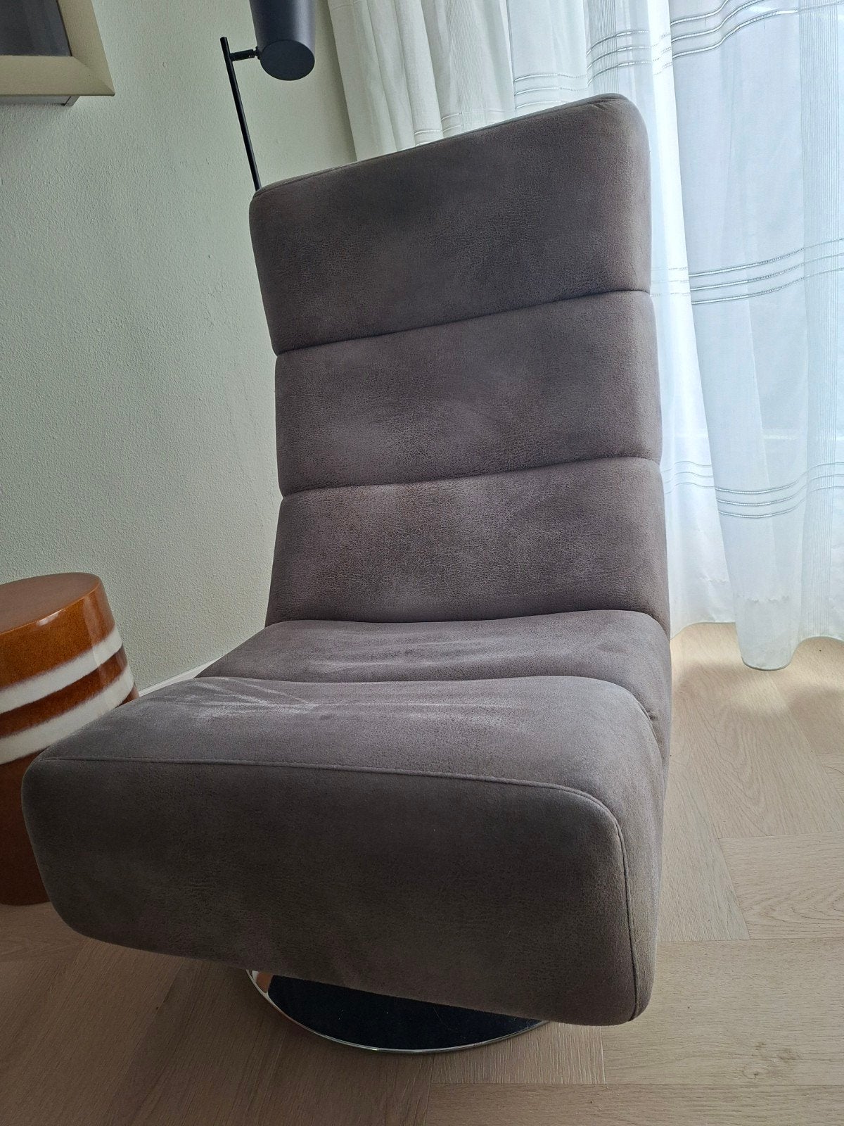Comfortabele grijze fauteuil - Gebruikt, Ophalen, Gebruikt, Stof, Eén