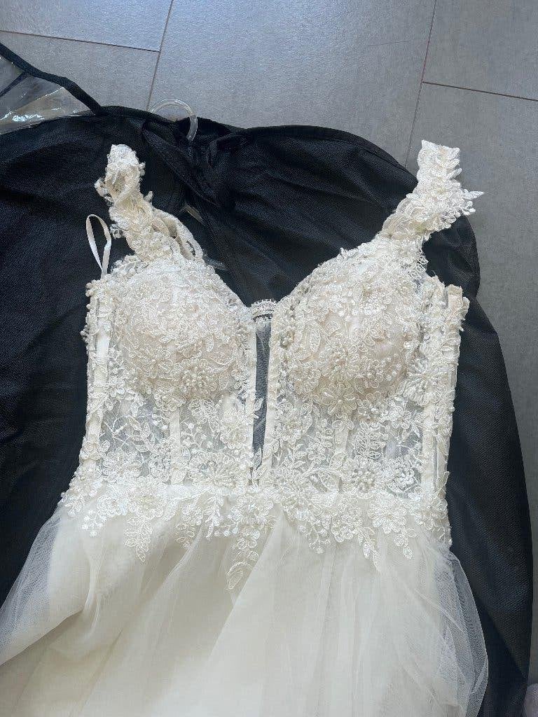 Trouwjurk, Kleding | Dames, Trouwkleding en Trouwaccessoires, Ophalen of Verzenden, Zo goed als nieuw, Wit, Trouwjurk