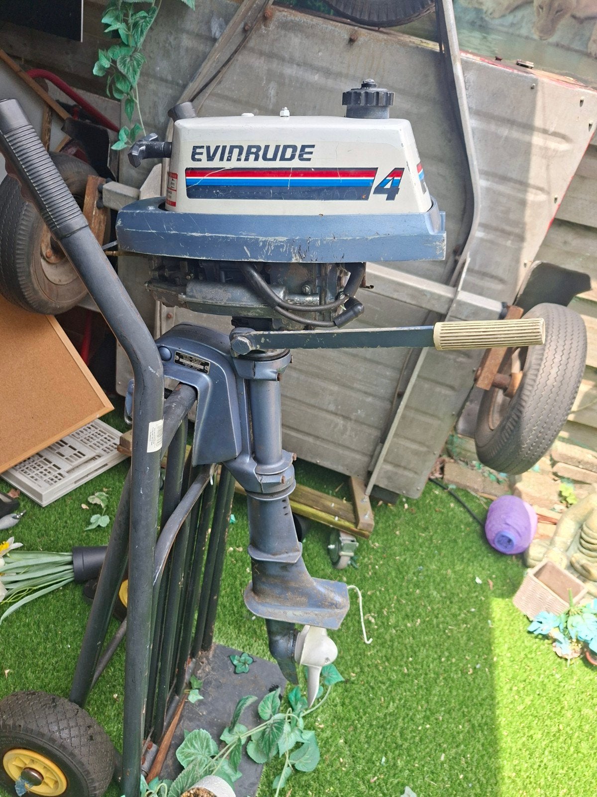 Evinrude 4 PK Buitenboord - Gebruikt, Ophalen, Gebruikt, Overige typen, Zeilboot of Motorboot