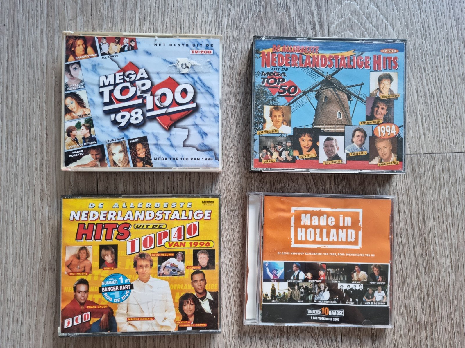 Cd's Nederlandstalige hits mega top 40 100 1994 1996 1998, Cd's en Dvd's, Cd's | Nederlandstalig, Ophalen of Verzenden, Zo goed als nieuw