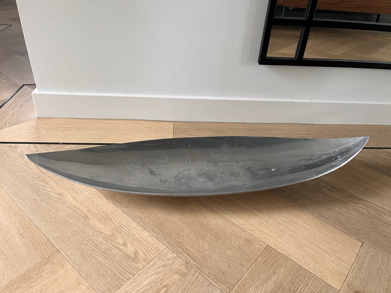 Aluminium Fruitschaal / Decoratieschaal - 85x24 cm, Ophalen, Gebruikt, Schaal, Metaal