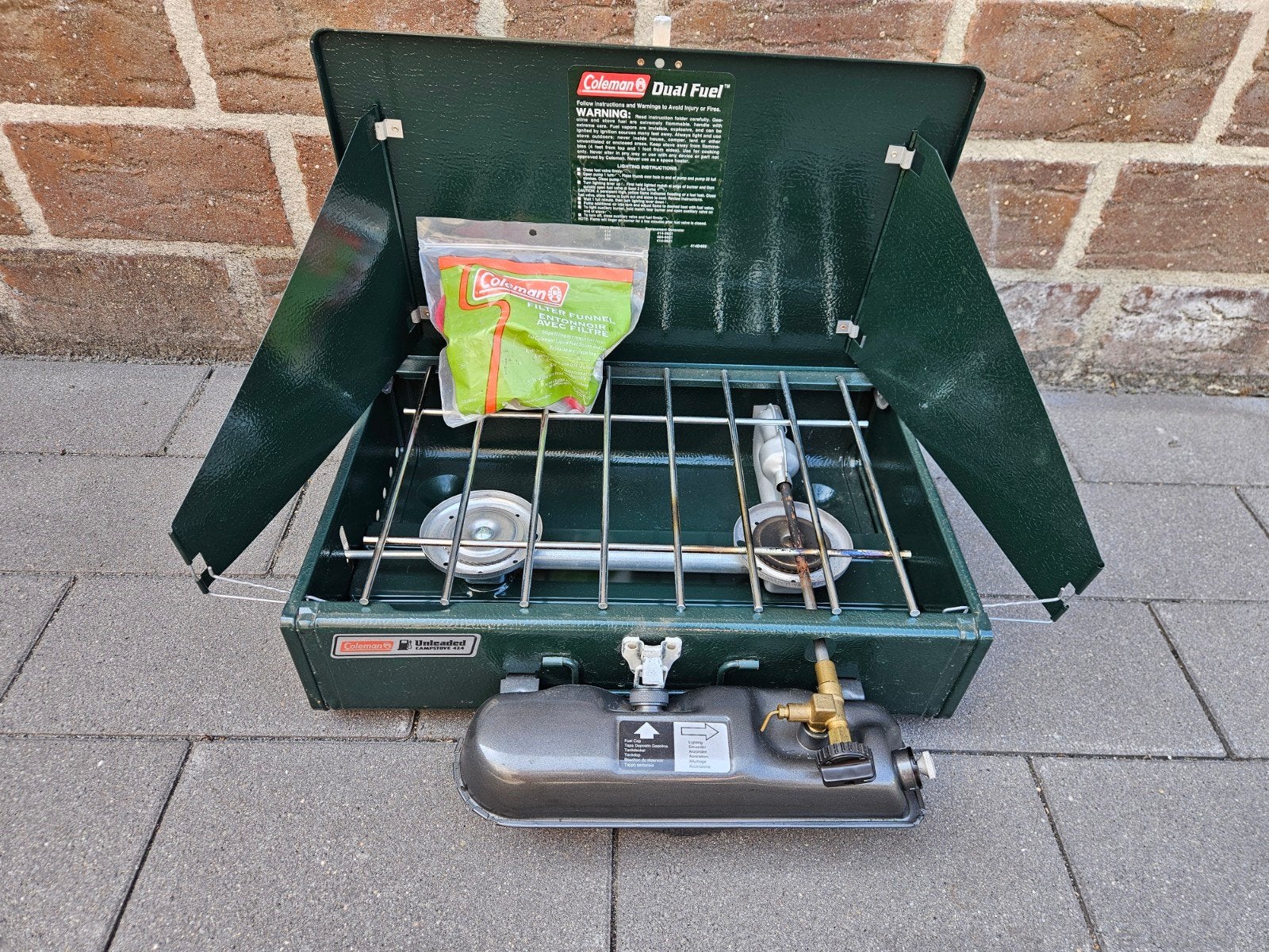 Coleman Dual Fuel 2-pits kooktoestel, Ophalen, Gebruikt