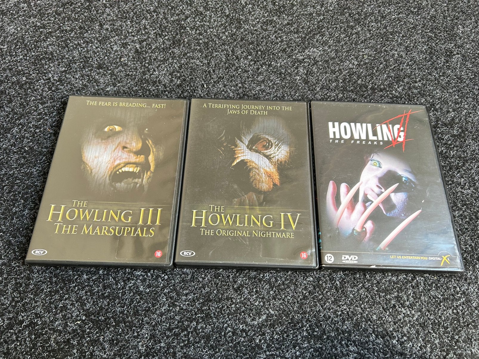 The howling 3 delen op dvd, Cd's en Dvd's, Dvd's | Horror, Vanaf 16 jaar, Ophalen of Verzenden, Gebruikt, Vampiers of Zombies
