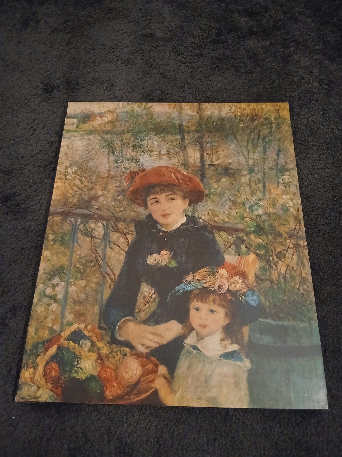 Renoir 'Moeder en Kind' Print - Klassieke Kunst, 50 – 75, Gebruikt, Oorspronkelijke maker, Ophalen of Verzenden