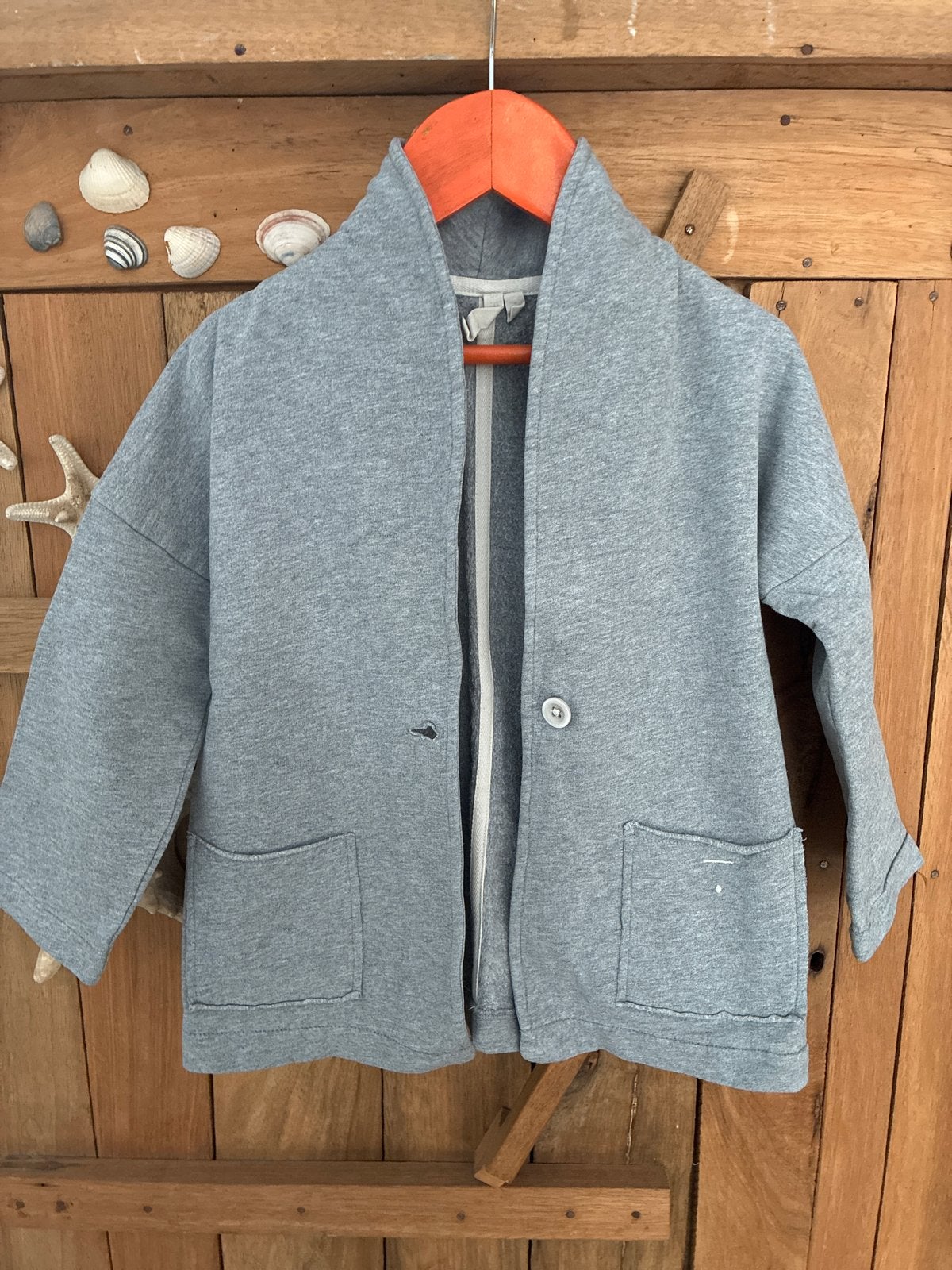 Gray Label vest van biologisch katoen, grijs, 5/6 jaar, Kinderen en Baby's, Ophalen of Verzenden, Zo goed als nieuw, Jongen of Meisje