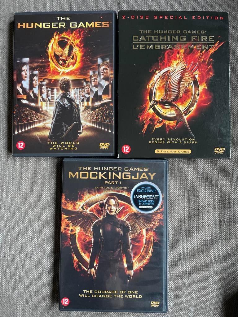 The Hunger Games  Collectie - Deel 1, 2 en 3, Vanaf 12 jaar, Ophalen of Verzenden, Zo goed als nieuw, Boxset