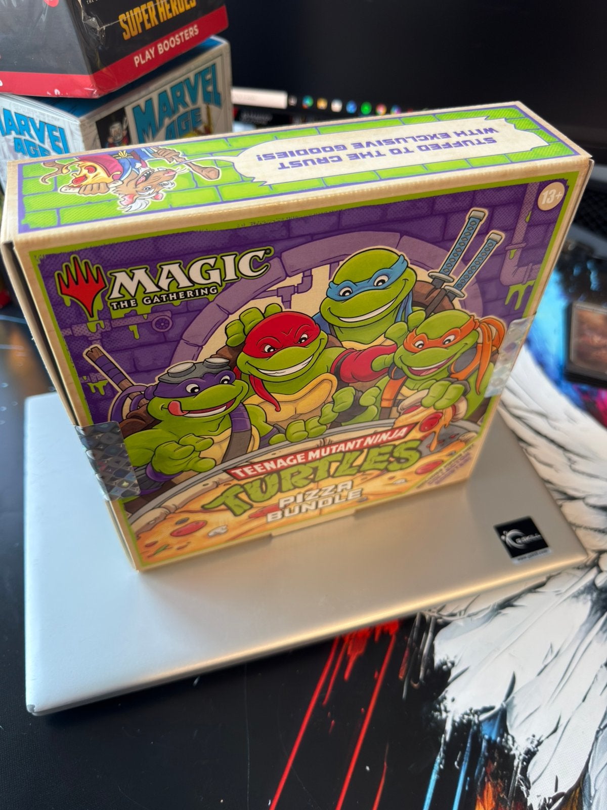 Magic The Gathering TMNT Pizza Bundle met Collector Boosters, Hobby en Vrije tijd, Ophalen of Verzenden, Nieuw, Foil