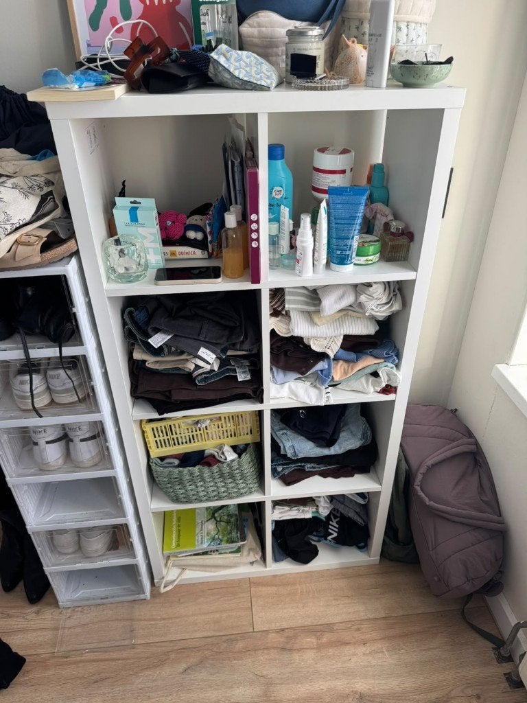 IKEA KALLAX 2x4 Storage Unit – White, Ophalen, Zo goed als nieuw