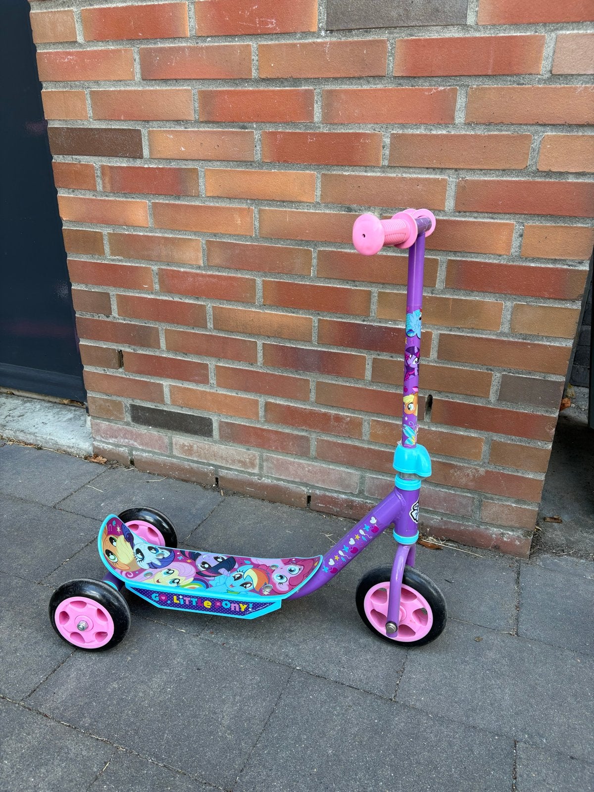 My Little Pony Step - Paars met Roze Wielen, Ophalen, Gebruikt