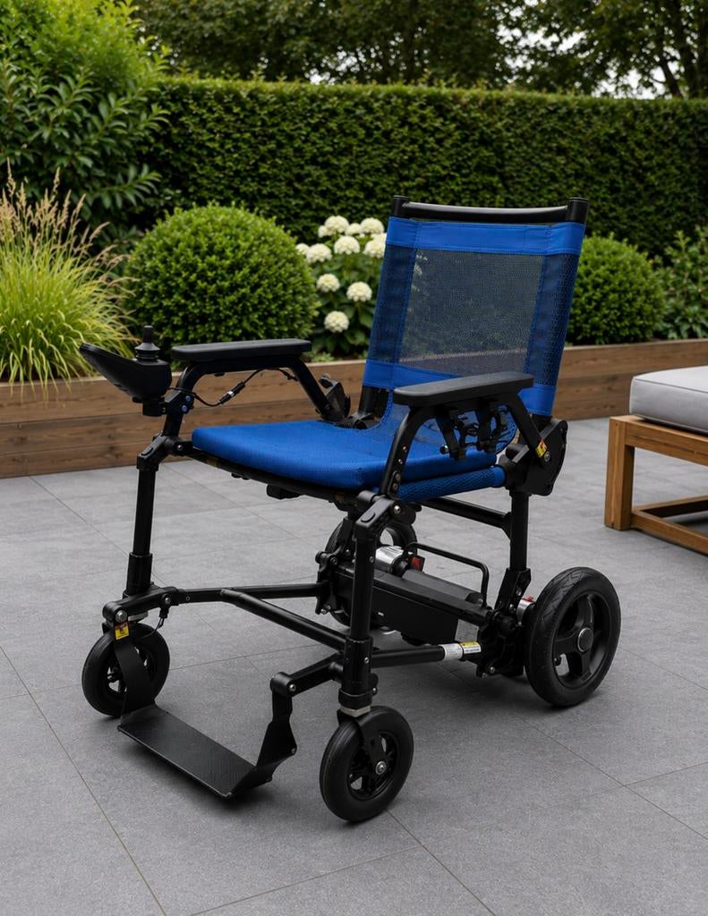 SplitRider Ultra Light Elektrische Opvouwbare Rolstoel, Diversen, Rolstoelen, Ophalen, Zo goed als nieuw, Elektrische rolstoel