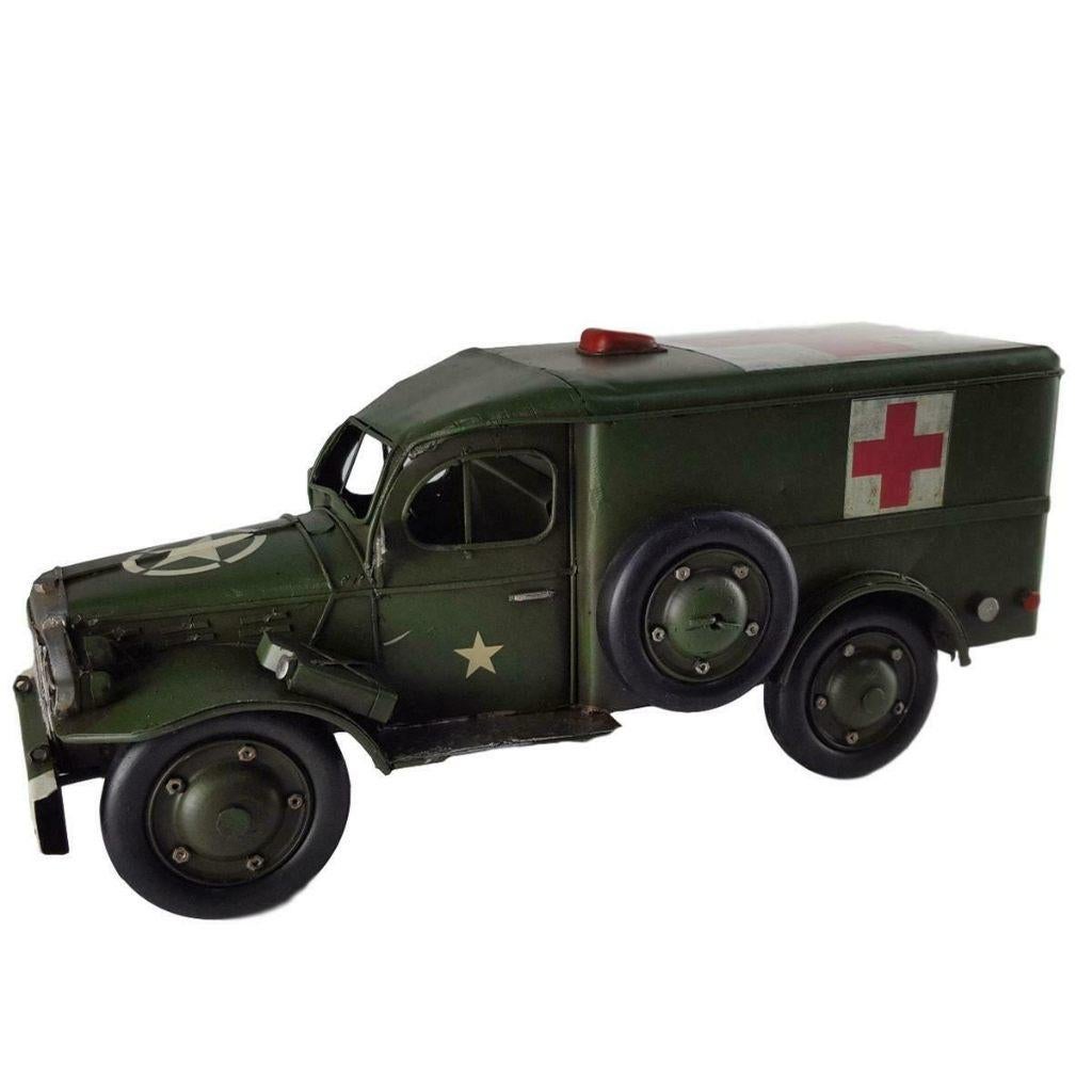 Metalen Dodge ambulance , 32 cm lang !!!!!, Verzamelen, Militaria | Tweede Wereldoorlog, Ophalen of Verzenden, Landmacht, Amerika
