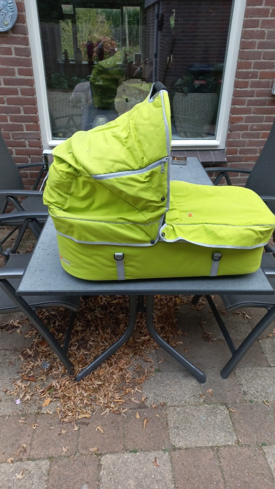 Koelstra kinder/wandelwagen in limegroen, Ophalen, Gebruikt, Overige merken