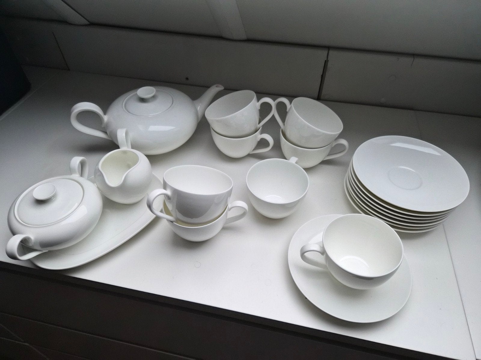 Villeroy & Boch servies Classic Collection, wit porselein, Klassiek, Villeroy & Boch, Ophalen of Verzenden, Zo goed als nieuw