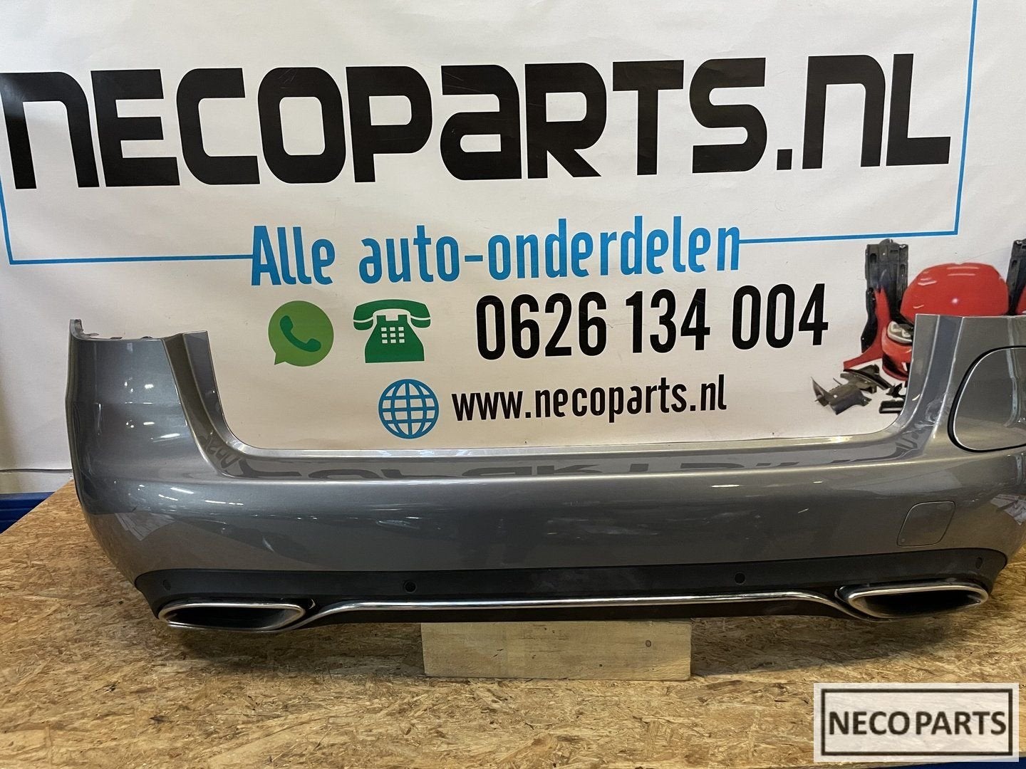 ACHTERBUMPER C KLASSE W205 S205 ESTATE HYBRIDE BUMPER, Gebruikt, -, Ophalen of Verzenden, -