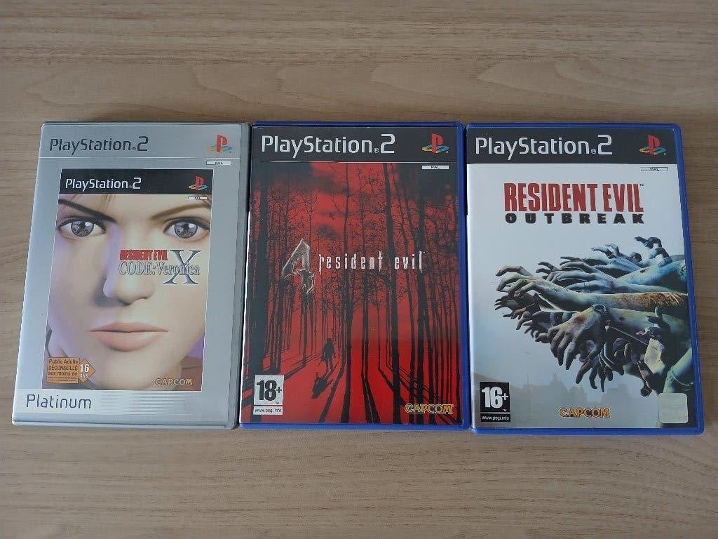 Set van 3x Resident Evil PS2 games CIB, Spelcomputers en Games, Vanaf 18 jaar, Verzenden, Overige genres, 1 speler