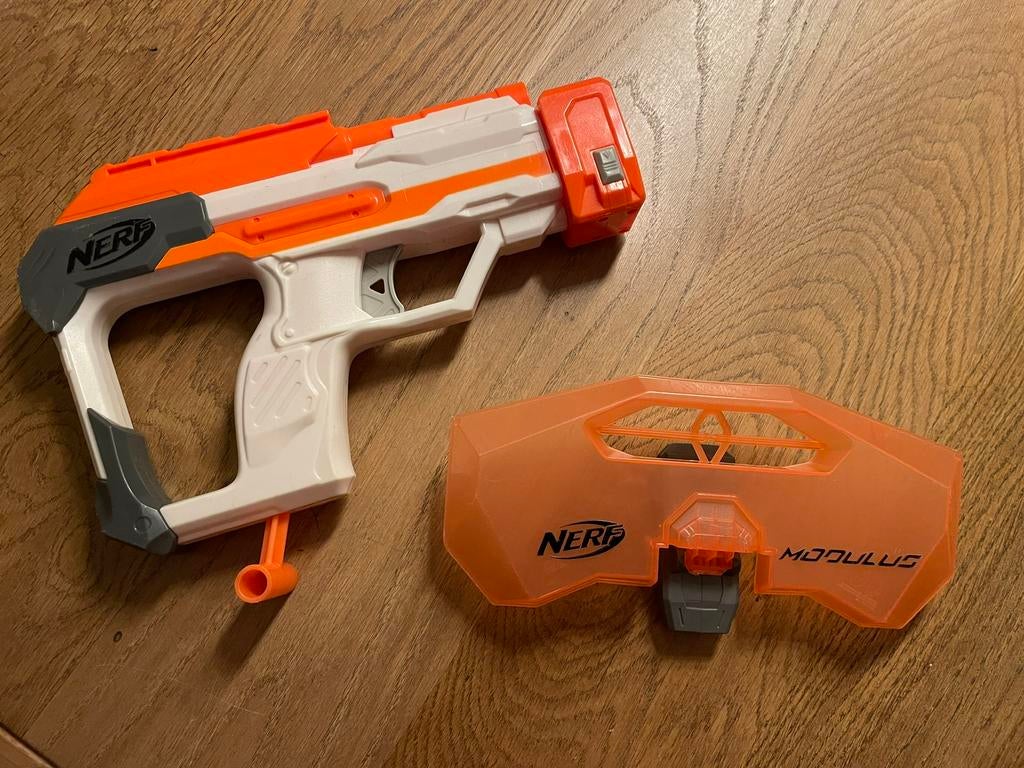 Nerf modulus strike and defend upgrade kit samen 4,5 euro, Ophalen of Verzenden