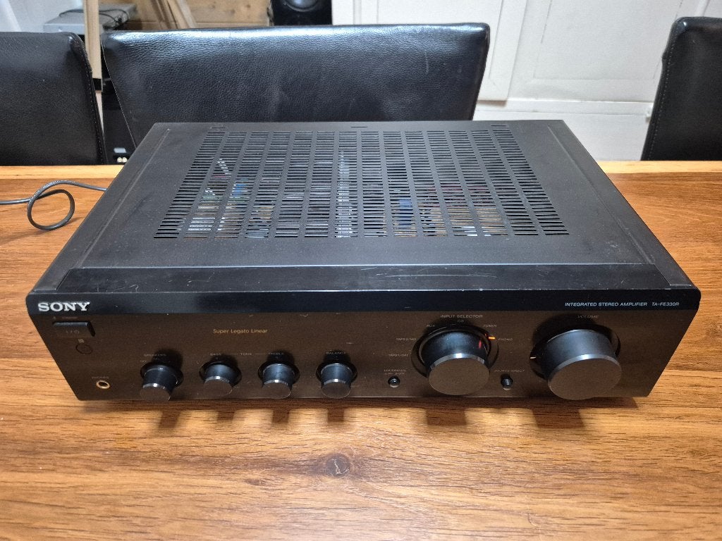 SONY TA .FE 330 R, Gebruikt, Ophalen of Verzenden, 60 tot 120 watt, Sony